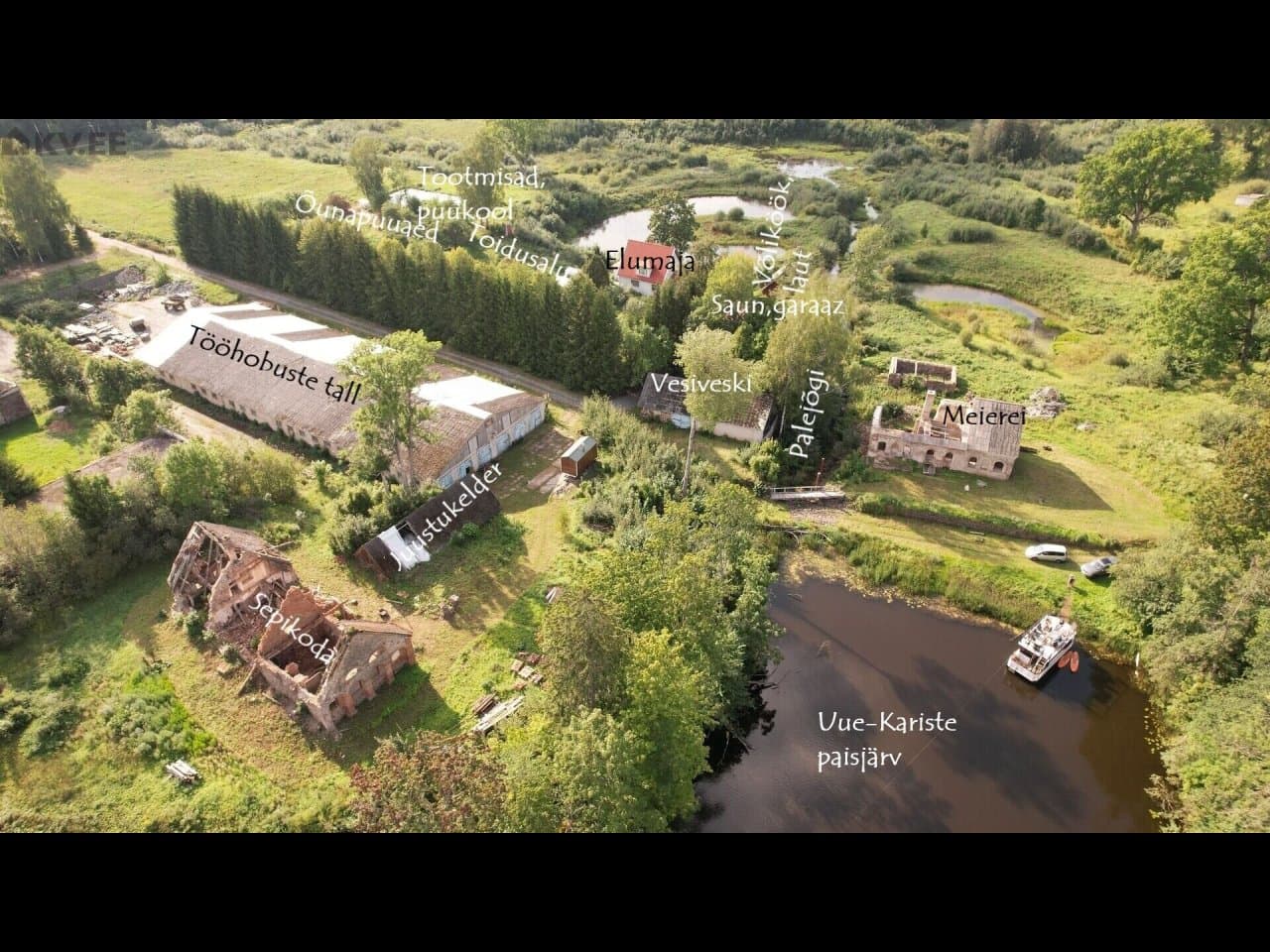 Viljandi maakond, Mulgi vald, Uue-Kariste küla, Mõisaveski