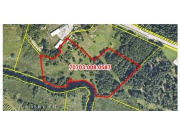 Kinnistu asukohaga Põlva maakond, Räpina vald, Ristipalo küla, Taga-Ristipalu (kogupind 44311 m2).
