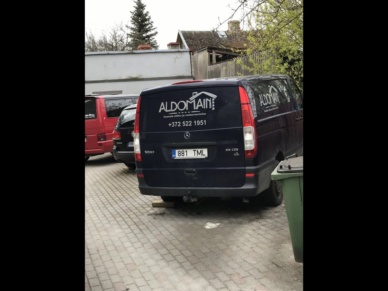 MERCEDES-BENZ VITO 111 CDI, 2010. a, registreerimismärk 881TML, kaubik, diisel