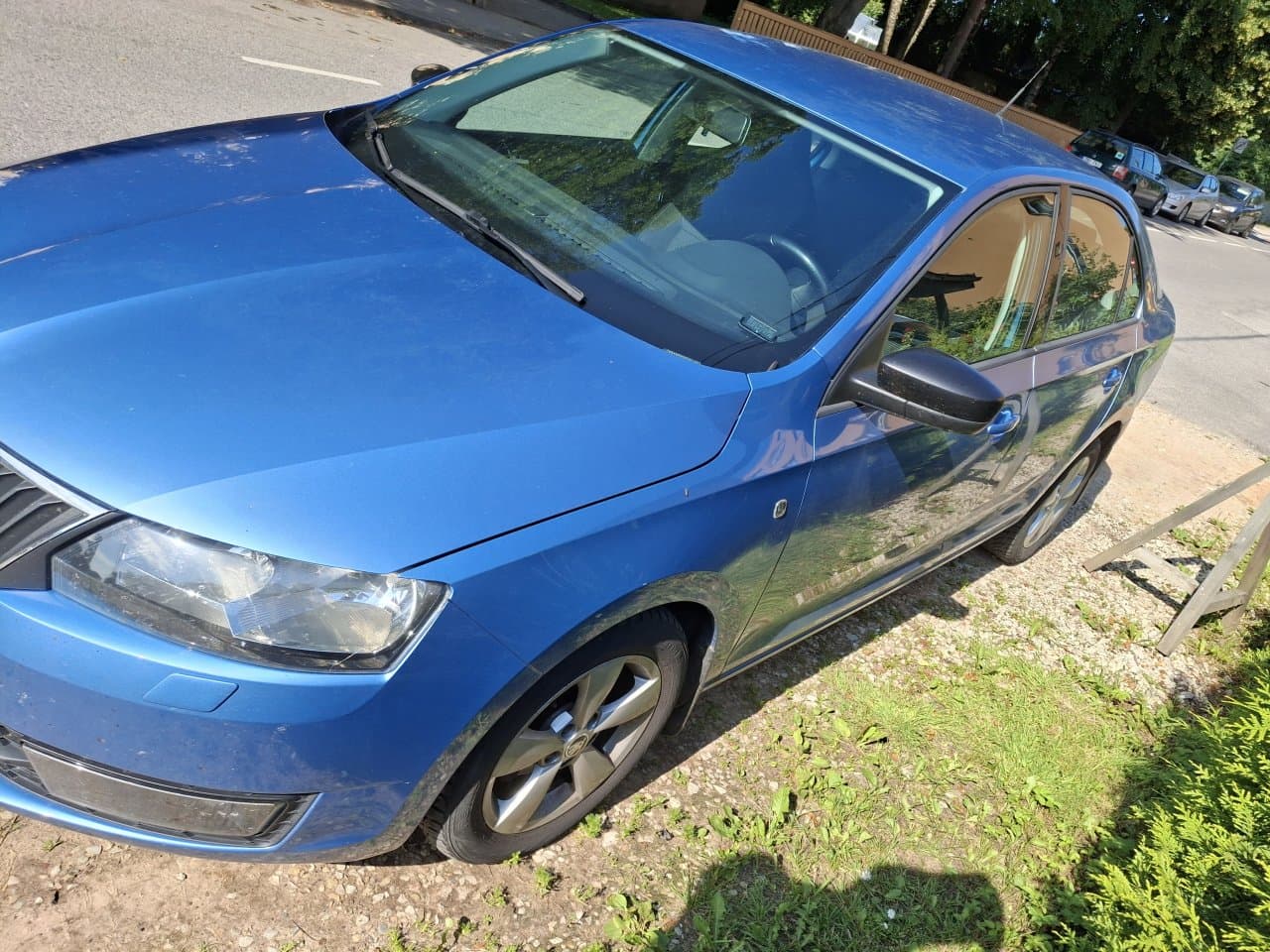 Sõiduk Skoda Rapid reg.märk 795TKY, eh aasta 2014