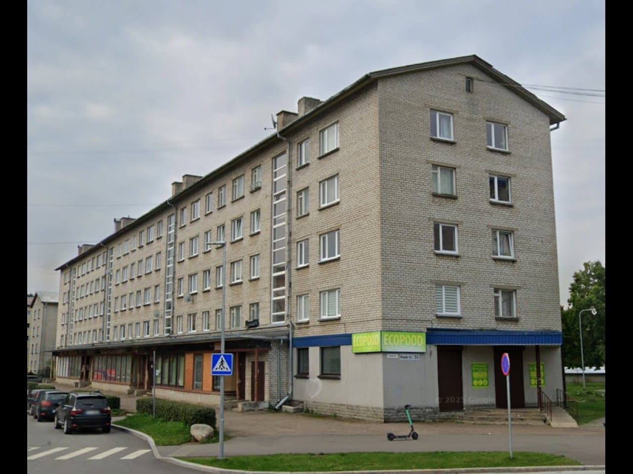 2-toaline korter: Sillamäe linn, Kesk tn 53-23 (40,70 m2), 3. korrus